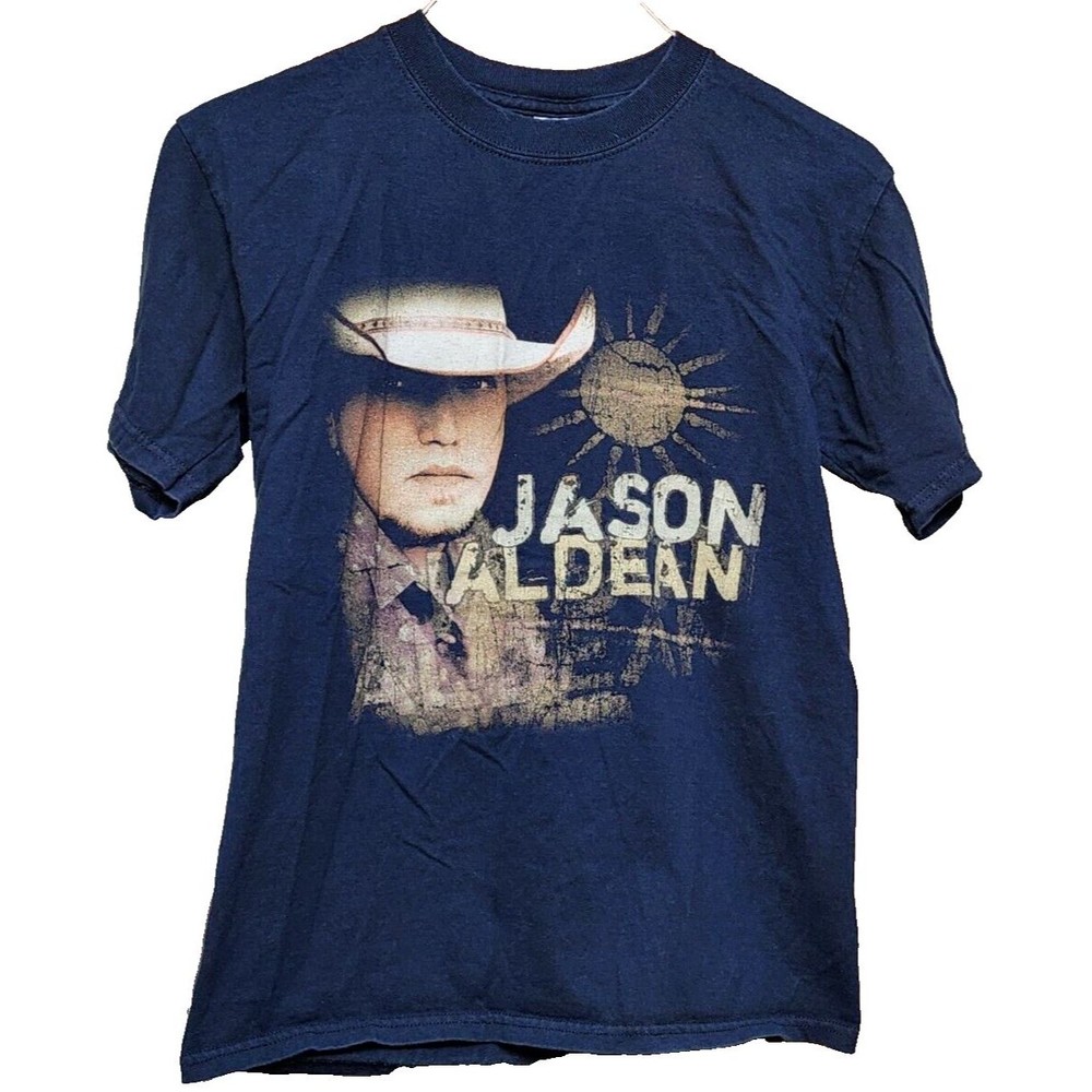 Jason Aldean Tour T-Shirt Black Size S Country Music 2 Sides
